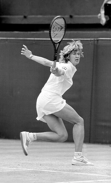 Wimbledon tennis 1987-9th day Steffi Graf v Gabriella Sabatini 1980s