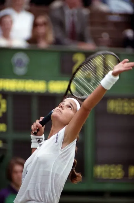 Framed Print : Wimbledon Tennis. A. Sanchez Vicario v. Fernandez. July 1991 91-4196-098 Framed Print : Wimbledon Tennis. A. Sanchez Vicario v. Fernandez. July 1991 91-4196-098