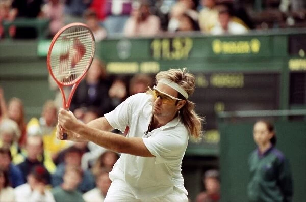 Wimbledon Tennis. Andre Agassi. July 1991 91-4178-007