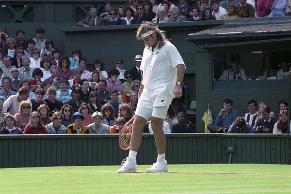 Wimbledon Tennis. Andre Agassi. June 1991 91-4091-192