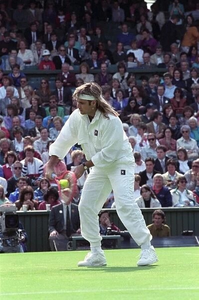 Wimbledon Tennis. Andre Agassi. June 1991 91-4091-203