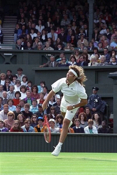 Wimbledon Tennis. Andre Agassi. June 1991 91-4091-179