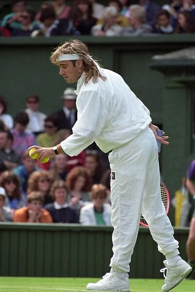 Wimbledon Tennis. Andre Agassi. June 1991 91-4091-149
