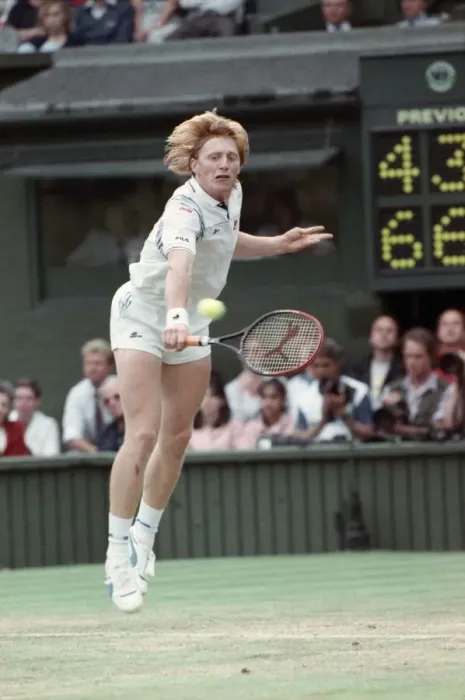 Framed Print : Wimbledon Tennis. Boris Becker. June 1988 88-3488-025 Framed Print : Wimbledon Tennis. Boris Becker. June 1988 88-3488-025
