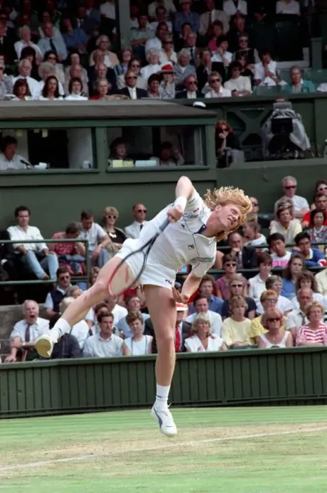 Framed Print : Wimbledon Tennis. Boris Becker. June 1988 88-3488-097 Framed Print : Wimbledon Tennis. Boris Becker. June 1988 88-3488-097