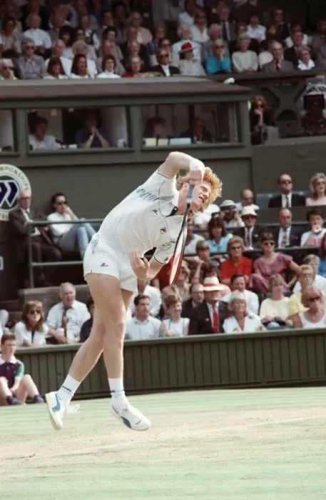 Framed Print : Wimbledon Tennis. Boris Becker. June 1988 88-3488-044 Framed Print : Wimbledon Tennis. Boris Becker. June 1988 88-3488-044