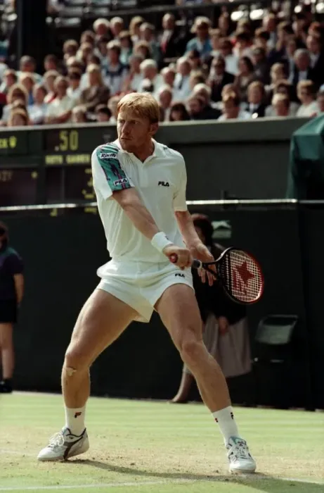 Framed Print : Wimbledon Tennis. Boris Becker. July 1991 91-4178-154 Framed Print : Wimbledon Tennis. Boris Becker. July 1991 91-4178-154
