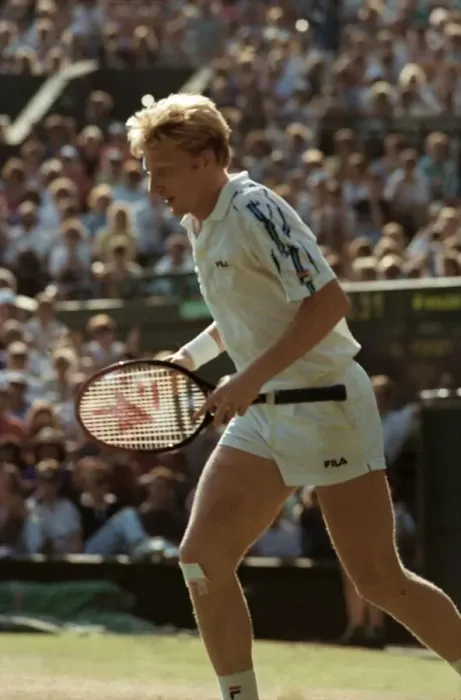Framed Print : Wimbledon Tennis. Boris Becker. July 1991 91-4261-187 Framed Print : Wimbledon Tennis. Boris Becker. July 1991 91-4261-187