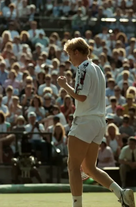 Framed Print : Wimbledon Tennis. Boris Becker. July 1991 91-4261-197 Framed Print : Wimbledon Tennis. Boris Becker. July 1991 91-4261-197
