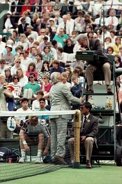 Wimbledon Tennis. Boris Becker. July 1991 91-4178-139