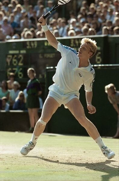 Wimbledon Tennis. Boris Becker. July 1991 91-4261-191