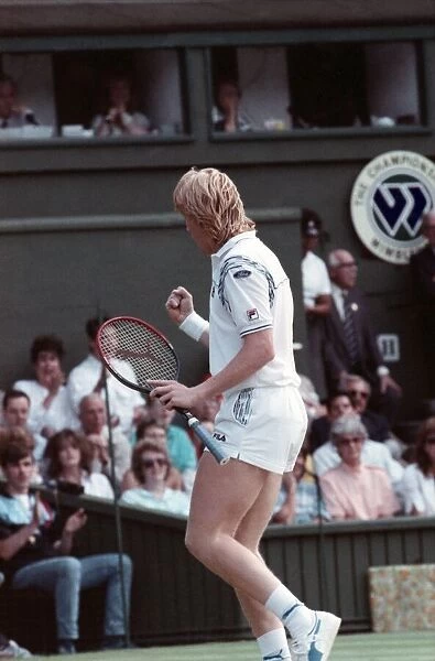 Wimbledon Tennis. Boris Becker. June 1988 88-3488-085