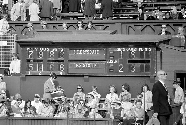 Wimbledon Tennis Championships 1970 1st Day. June 1970 70-5902-004