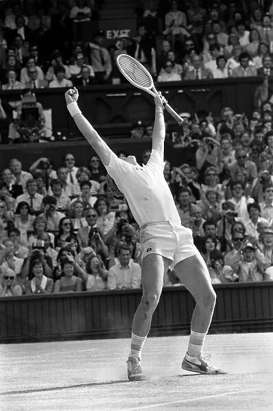 Wimbledon Tennis Championships 1985: Mens Finals: Boris Becker (Winner) v
