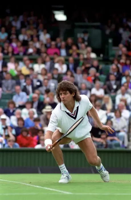 Framed Print : Wimbledon Tennis Championships. Kelly Evernden in action. June 1991 91-4117-162