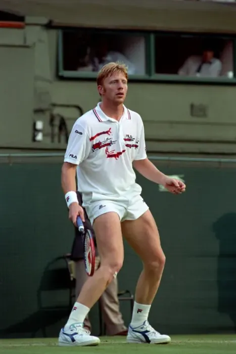 Framed Print : Wimbledon Tennis Championships. Boris Becker. June 1991 91-4117-259 Framed Print : Wimbledon Tennis Championships. Boris Becker. June 1991 91-4117-259