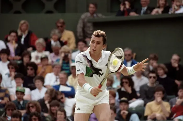 Framed Print : Wimbledon Tennis Championships. Ivan Lendl in action. June 1991 91-4117-129 Framed Print : Wimbledon Tennis Championships. Ivan Lendl in action. June 1991 91-4117-129