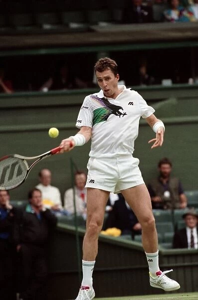 Wimbledon Tennis Championships. Ivan Lendl in action. June 1991 91-4117-131