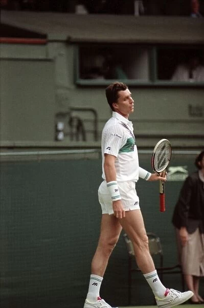 Wimbledon Tennis Championships. Ivan Lendl in action. June 1991 91-4117-112