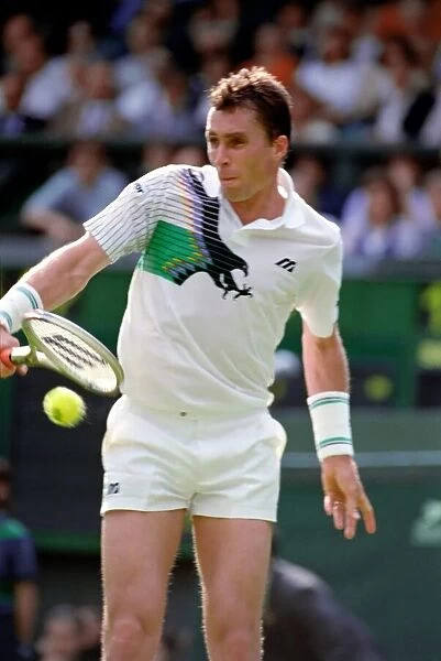 Wimbledon Tennis Championships. Ivan Lendl v. Kelly Evernden. June 1991 91-4117-190