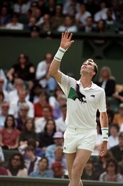 Wimbledon Tennis Championships. Ivan Lendl v. Kelly Evernden. June 1991 91-4117-201