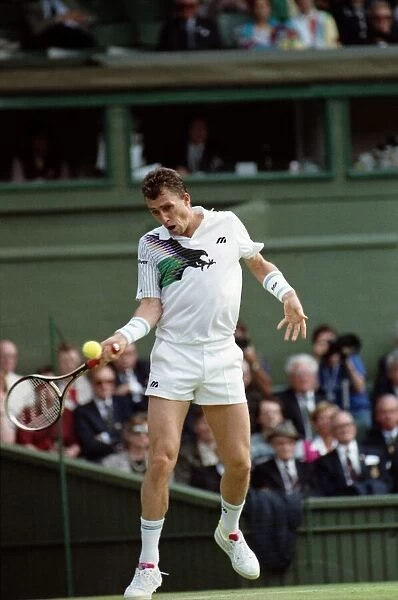 Wimbledon Tennis Championships. Ivan Lendl v. Kelly Evernden. June 1991 91-4117-205