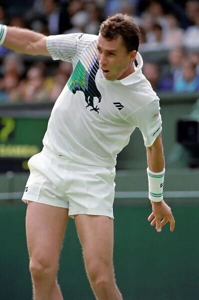 Wimbledon Tennis Championships. Ivan Lendl v. Kelly Evernden. June 1991 91-4117-189