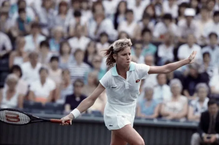 Framed Print : Wimbledon Tennis. (Chris Evert). June 1988 88-3341-026