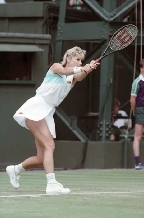 Framed Print : Wimbledon Tennis. Chris Evert. July 1988 88-3421-009 Framed Print : Wimbledon Tennis. Chris Evert. July 1988 88-3421-009