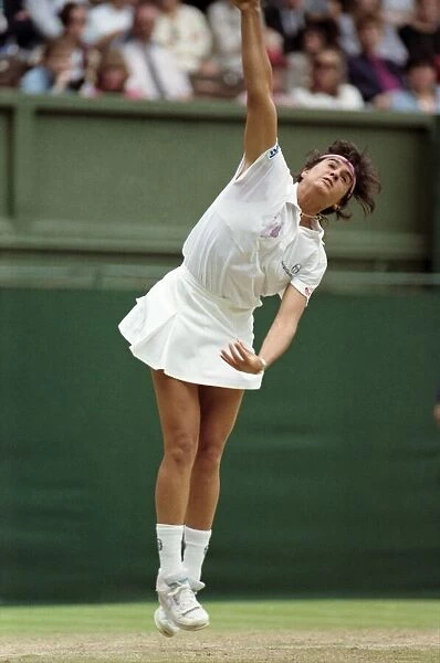 Wimbledon Tennis. Gabriella Sabatini. July 1991 91-4196-002