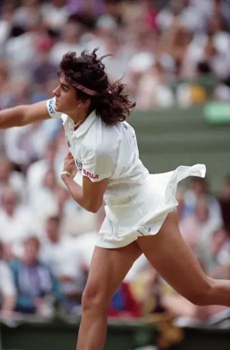 Framed Print : Wimbledon Tennis. J. Capriati. July 1991 91-4196-017 Framed Print : Wimbledon Tennis. J. Capriati. July 1991 91-4196-017