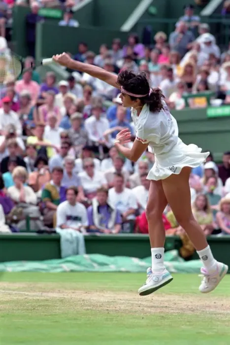 Framed Print : Wimbledon Tennis. J. Capriati. July 1991 91-4196-036