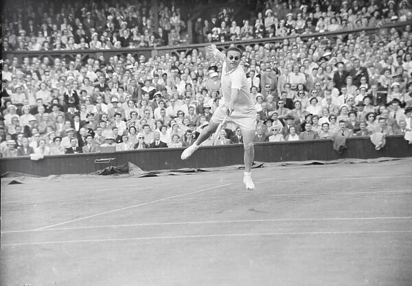 Wimbledon Tennis Jarislav Drobny DM 26  /  6  /  1951 B2981  /  0