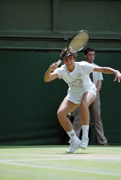 Wimbledon Tennis. Jennifer Capriati In Action. July 1991 91-4217-024