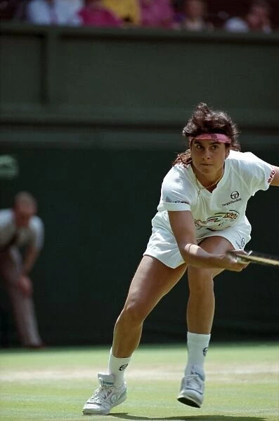 Wimbledon Tennis. Jennifer Capriati In Action. July 1991 91-4217-028