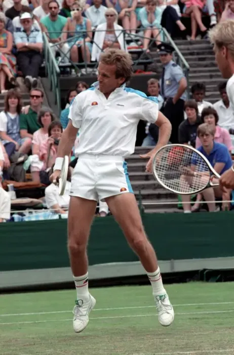Framed Print : Wimbledon Tennis. John Lloyd. June 1988 88-3422-037 Framed Print : Wimbledon Tennis. John Lloyd. June 1988 88-3422-037