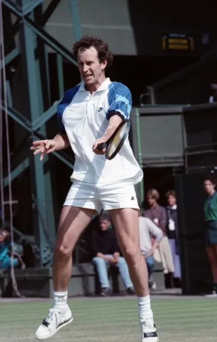 Framed Print : Wimbledon Tennis. John McEnroe. June 1989 89-3896-021 Framed Print : Wimbledon Tennis. John McEnroe. June 1989 89-3896-021