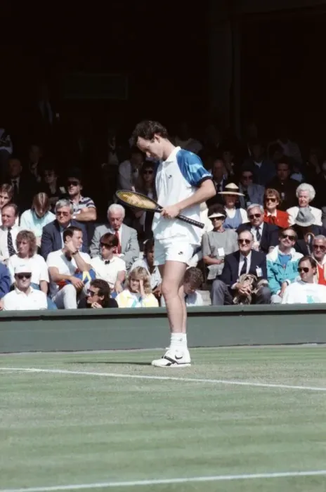 Framed Print : Wimbledon Tennis. John McEnroe. June 1989 89-3896-020 Framed Print : Wimbledon Tennis. John McEnroe. June 1989 89-3896-020