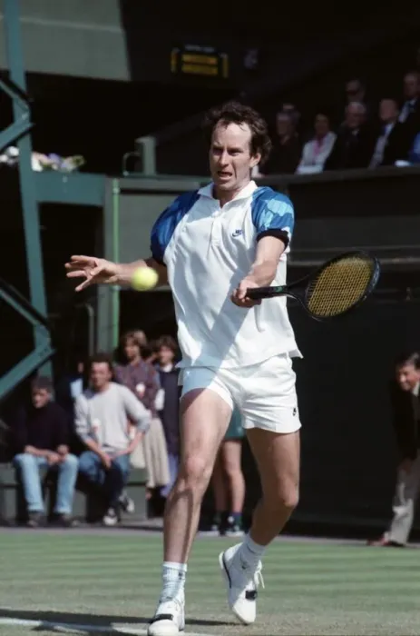 Framed Print : Wimbledon Tennis. John McEnroe. June 1989 89-3896-018 Framed Print : Wimbledon Tennis. John McEnroe. June 1989 89-3896-018