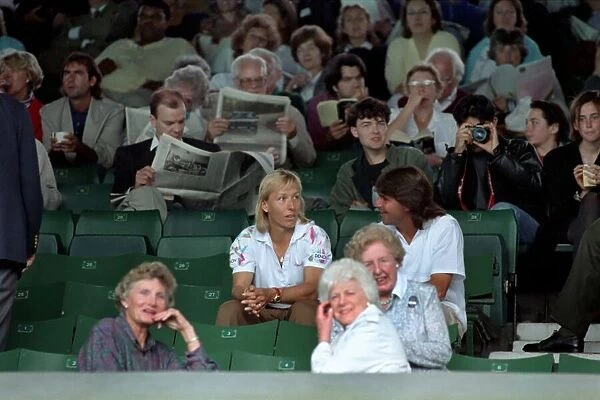 Wimbledon Tennis. Martina Navratilova. July 1991 91-4197-242