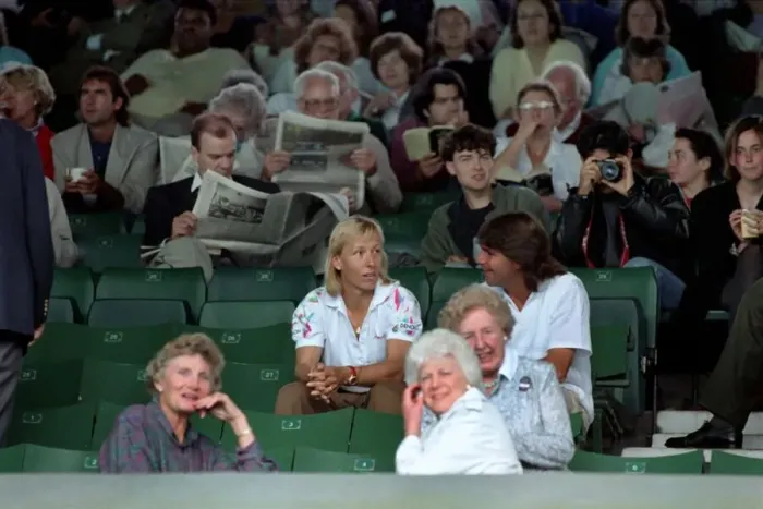 Framed Print : Wimbledon Tennis. Martina Navratilova. July 1991 91-4197-242