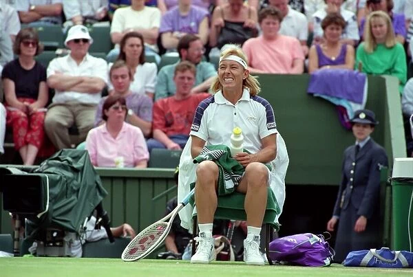 Wimbledon Tennis. Martina Navratilova. July 1991 91-4197-275