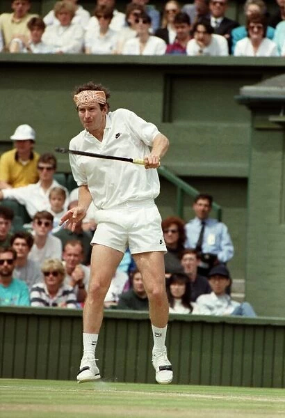 Wimbledon Tennis. McEnroe v. Edberg. July 1991 91-4197-075
