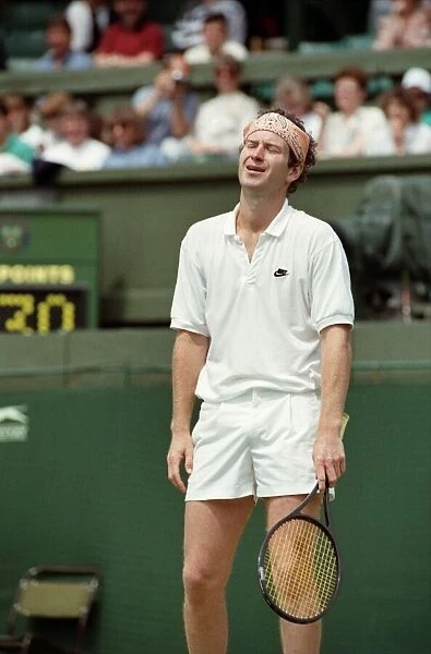 Wimbledon Tennis. McEnroe v. Edberg. July 1991 91-4197-079