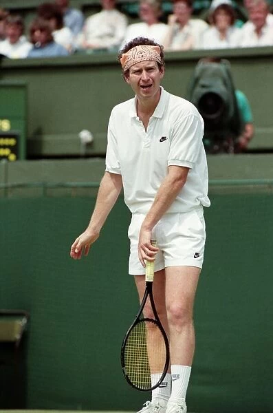 Wimbledon Tennis. McEnroe v. Edberg. July 1991 91-4197-085