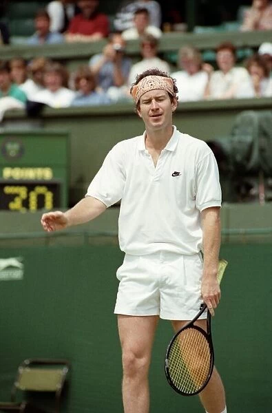 Wimbledon Tennis. McEnroe v. Edberg. July 1991 91-4197-077