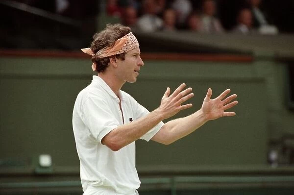 Wimbledon Tennis. McEnroe v. Edberg. July 1991 91-4197-090