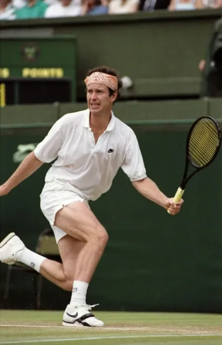 Framed Print : Wimbledon Tennis. McEnroe v. Edberg. July 1991 91-4197-260