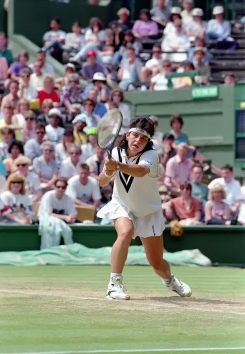 Framed Print : Wimbledon Tennis. Miss A. Sanchez Vicario. July 1991 91-4196-136 Framed Print : Wimbledon Tennis. Miss A. Sanchez Vicario. July 1991 91-4196-136