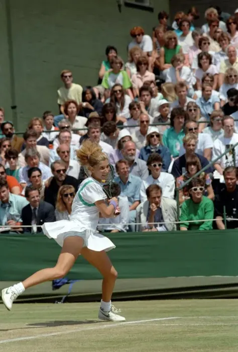 Framed Print : Wimbledon Tennis. Monica seles. Action. June 1989 89-3908-053